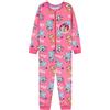 BlueY Tuta Intera Bambina con Maniche e Caviglie Risvoltate - Regalo Ragazza (Rosa, 3-4 Anni)