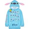 Disney Stitch Felpa con Cappuccio Bambina Adolescenti Felpa Bambino Accogliente Abbigliamento Bambina Regali Ragazza