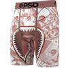 PSD Boxer Uomo Blu Nero Stampa Geometrica | Boxer Elastico in Vita e Microfibra Regalo Originale