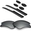 BlazerBuck Lenti di ricambio polarizzate e kit calzino per occhiali da sole Oakley Fast Jacket XL OO9156