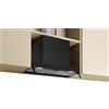 Neff N 50, cappa di design integrato, 60 cm, vetro trasparente, nero opaco, D65XCC2S0