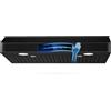 TAZPI Cappa da cucina da 76,2 cm, 1200 CFM, 4 velocità, con controllo touch e rilevamento dei gesti, cappe da cucina in acciaio inox, con 2 luci LED, serie standard nera