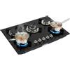 WDRENTOOL Piano cottura a gas, fornello a gas, cucina a gas 5 fuochi