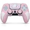 UTMOSTXP Cover Compatibile con Controller PS5 (Gatto) | Silicone morbido e confortevole, accessori per controller Play 5, accessorio compatibile con controller originale Play 5