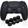 UTMOSTXP Cover Compatibile con Controller PS5 (Black) | Silicone morbido e confortevole, accessori per controller Play 5, accessorio compatibile con controller originale Play 5