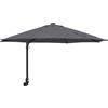 vidaXL Ombrello da Giardino Antracite e Nero 248 x 248 x 148 cm, Ombrellone Rotondo, a sbalzo per Giardino e terrazzo, Resistente a UV, Impermeabile per Ombra e Decorazioni Esterne