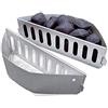 WELL GRILL 7403 Char-Basket - Portacandele in legno di carbone per Weber One Touch, Master Touch e tutti gli altri 47, 57 e 67 cm, calore diretto e indiretto (set da 2)