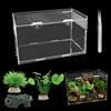 CHENYU Terrario Acrilico 360° Teca per Rettili 20 x 12 x 12 cm