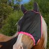 Horses Maschera Antimosche Horses Fly Go, Leggera e Traspirante, Maglie Fini con Orecchie in Tessuto Forato per Protezione da Mosche e Moscerini (Fucsia, xs)