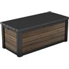 Baule da Esterno Keter Deco Box 150G 151,7x72,5x70 cm in DecoCoat Effetto Legno Noce