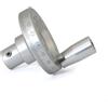 MEMEM Volantino for fresatura, Scala Laser, volantino in Metallo Rotondo, manovella Girevole, Ruote for tornio in Alluminio di precisione(50x12mm)