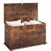 HOMCOM Cassapanca Contenitore da Interno 102L 80x40x45cm Marrone Rustico