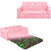 alldomess Pieghevole Divano Bambini 2-in-1 Stabile Sedia si illumina al Buio Camere