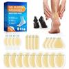 Auoiuoy Blister Plasters, Hydrocolloid Gel Blister Bandages Pads, Blister Protector Invisibile Resistente All'Acqua Per Tacco, Dita Del Piede, Piedi - Gel Blister Cuscini Pads Per La Prevenzione E Il Recupero