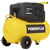Powerplus Compressore POWX17250 - Compressore senza olio 1200W 24L