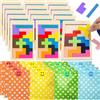 Megaser Pack 20 Mini Giochi Blocchi Legno + Sacchetti Regalini, Gadget Compleanno