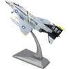Enaturfly Enatuhter 1/100 F-4 Ghost Fighter PhantomⅡ aereo da attacco bombardiere bandiera pirata US Carrier nave da guerra modello di aereo da uomo