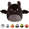 MORAINJAY Peluche Halloween Pipistrello Nero,20-25cm Peluche Morbido e Soffice, Animali di Peluche,Idee Regalo per Bambini,Decorazioni per Casa e Auto