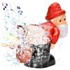 CelestiMingle Macchina per Bolle di Babbo Natale - Giocattolo Elettrico con Luci e Musica, Effetto Scoreggia Divertente, Macchina Automatica per Bollicine per Bambini, Feste e Regali di Natale (A)