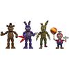 Funko 8864 Five Nights at Freddy's - Set di 4 pupazzetti di Freddy, Bonnie, Trappola Primaverile e Balloon Boy