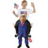 Morph Costume Presidente a Cavalluccio Bambino, Costume Halloween Bambino | Tuta da Groppa con Gambe Finte, Stile Presidenziale, Perfetto per Halloween, Sempre un Successo
