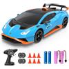 YONCHER Macchina Telecomandata, RC Drift Car per Bambini, Lamborghini con licenza ufficiale, 1:24 20KM/H 4WD Macchine Telecomandate, Radiocomandata Auto per Adulta