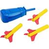 Simba Mini pompa, 3 razzi da 9 cm, pompa a mano, lunghezza: 13 cm, volano fino a 10 m, materiale morbido, dai 3 anni in su