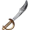 Boland 00696 - Spada pirata, 37 cm, lama con teschio e ossa incrociate, bambini, adulti, bucaniere, pirata, carnevale, festa in maschera, Halloween