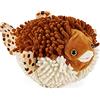 Zappi Co Peluche Morbido e Cuddly per Bambini - Parte della Collezione di Animali Safari, Perfetto per i Bambini (Pesce Puffer)