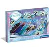 Clementoni - Puzzle Interattivo da Pavimento Disney Frozen, 24 Pezzi, per Bambini 3+ Anni, Rispondi ai Quiz con la Penna Interattiva, Idea Regalo, Made in Italy, 62x42 cm, 16496