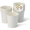 BIOZOYG Bicchieri di cartone 250 pezzi 100 ml - Bicchieri usa e getta per bevande calde - Alternativa ai bicchieri di polistirolo, bicchieri di carta