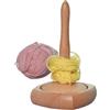 Generic Portafilo Avvolgitore Portatile in Legno Rotante Antiscivolo | Strumento Rotante per Ricamo per Uncinetto, Lavoro a Maglia, Tessitura, Artigianato, Casa, Studio, Ufficio, Hobby