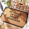 FZFN Order Of The Peaky Blinders, tappeto floreale per porta di cocco, tenda - pavimento antiscivolo/patriottico, divertenti tappetini di benvenuto per porta d'ingresso, porta del patio e cucina in