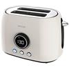 Cecotec Tostapane digitale ClassicToast 8000 Beige Double. 800W, display digitale, 2 slot, 3 funzioni predefinite, 6 livelli di potenza