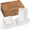 Urban Lifestyle Piatto rettangolare in porcellana 8.8 x 6.2 x 2.3 cm, 6 pezzi