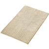 Decomira Tappeto Bagno Antiscivolo in Ciniglia | Tappetino bagno super assorbente, lavabile in lavatrice | Per il bagno, la doccia, la vasca da bagno o come tappetino WC | Beige - 40x60 cm