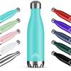 Mont-Clair H2O Stainless Steel Water Bottle Borraccia Termica 1L in Acciaio Inox | Borracce Termiche, 12h di Bevanda Calda e 24h Fredda, Senza BPA, Bottiglia Acqua, Rimani Idratato - Blu Chiaro