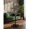 Italia Magazzini Ventilatore 3 in 1 Multifunzione - a Parete, a Piantana e da Tavolo - 60W - 3 Velocità - Oscillazione 90° - Regolazione 30° - Super Silenzioso con Base Stabile e Griglia di Sicurezza