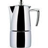Ilsa 0091L060IE Caffettiera Espresso, 0 W, 6 Cups, 0 Decibel, Acciaio Inossidabile, Argento