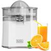 Black+Decker - Spremiagrumi Citrus BXCJ40E | 40W | Versamento Continuo | Cono Grande | Antigoccia | Acciaio Inossidabile | Rotazione Bidirezionale | BPA Free | Copertura Antipolvere | Base Antiscivolo