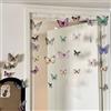 FOSDICK Kit Creativi Farfalle Decorative Artigianato, DIY Colorata Farfalle Decorazioni da Appendere al Soffitto per Porta, Casa, Matrimonio, Festa di Compleanno (con 6 metri di Filo per Perline)
