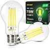 DiCUNO Lampadina LED E27 UltraEfficient Classe A, 5,3W=75W, 4000K, 2 Pezzi