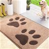 FCSDETAIL Zerbino Interno 50 x 80 cm, Tappetino Antiscivolo e Lavabile in Lavatrice, Tappetino d'Ingresso Assorbenti per Cane, Ingresso, Porta, Corridoio