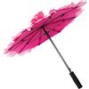 Ciieeo Ombrello Scenico in Stoffa Peonia Delicata per Fotografia | Accessorio Decorativo Riutilizzabile, Struttura in Metallo, per Allestimenti Quotidiani e Feste di San Valentino