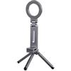 Marchfunny Treppiede estensibile per selfie, 100,8 cm, leggero, allungabile (argento) | Si estende 100,8 cm, si piega fino a 19,6 cm, pesa 150 g, si adatta a borse, ideale per i viaggi e il trasporto quotidiano