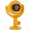 BSTiltion Mini riflettore prismatico con staffa regolabile, vetro ottico K9 resistente per rilevamento totale della stazione, ideale per tunnel e autostrade, diametro 25,4 mm