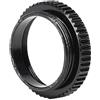 Sumsoctober Anello adattatore per obiettivo C-Mount, diametro interno 25 mm, finitura nera
