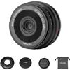 VILTROX AF 26mm F2.8 EVO Full-Frame Pancake Obiettivo per Nikon Z | Close-Up a 0,2m, Autofocus Silenzioso STM, Anelli di Apertura e messa a fuoco Indipendenti, Ultraleggero da 130g
