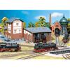 Faller Model Railway Building - Ring Locker Shed 3 Positions - Model, Instructio