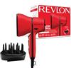 REVLON Asciugacapelli Airflow Control Asciugacapelli compatto con concentratore rotante integrato e diffusore, per ciocche più definite, 2000 W RVDR5320E